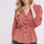 Cute As A Button Top | Tops, Fall transition outfi