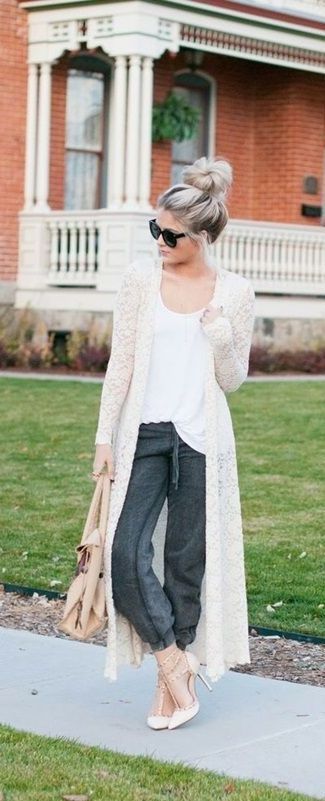 30 Lovely Cardigan Outfit Ideas This Winter | Long cardigan outfit .