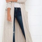 Beige Long Cardigan Sweater ❤︎ #fall #fashion #inspiration .