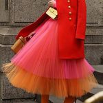 Fashion Gradient Organza Skirt | Fashion, Skirts, Floral print ski