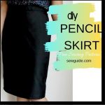 Draft & Sew an easy Pencil skirt DIY pattern - Sew Gui