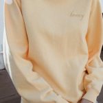 Erica Honey Sweatshirt - Sweaters - Clothing) embroidery on a .