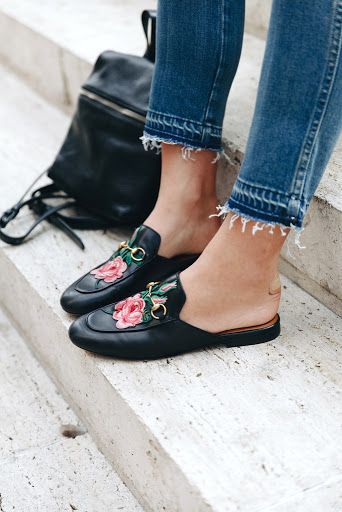 Embroidered Loafers Outfit
  Ideas for  Women