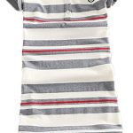 Teeuiear Women Embroidery Polo Striped Print Summer T Shirt Dress .