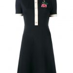 GUCCI rose embroidered polo dress. #gucci #cloth #dress | Clothes .