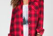 WHY ARE WOMENS FLANNEL SHIRTS RED, WHITE AND BLUE .