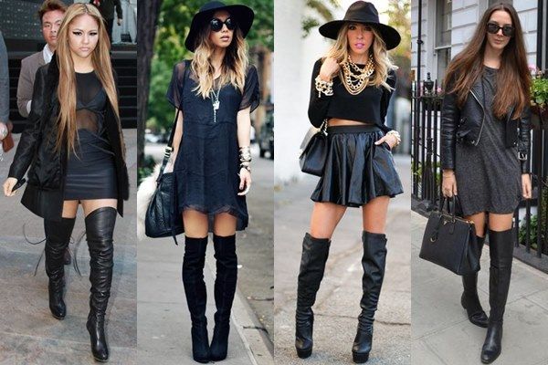 Suede Wedge Boots | Fashion, Thigh high boots outfit, Winter .