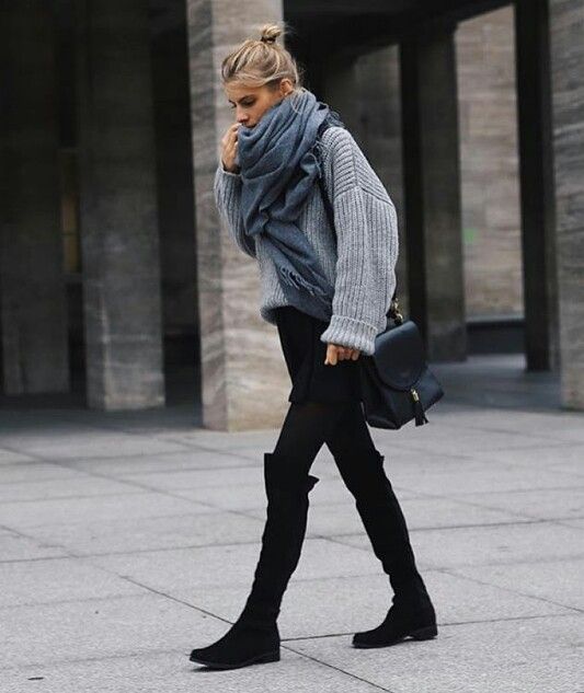 Ujsjsjhamsbk | black outfit | Fashion, Winter boots outfits .