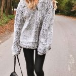 How to Style Fleece Sweater: 15 Cozy Outfit Ideas for Women - FMag.c