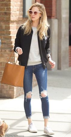 113 Best Bomber Jacket Outfits images | Outfits, Bomber jacket .