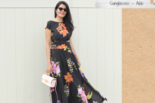 Style-Delights: Spring Outfit Idea : Floral Maxi Dress