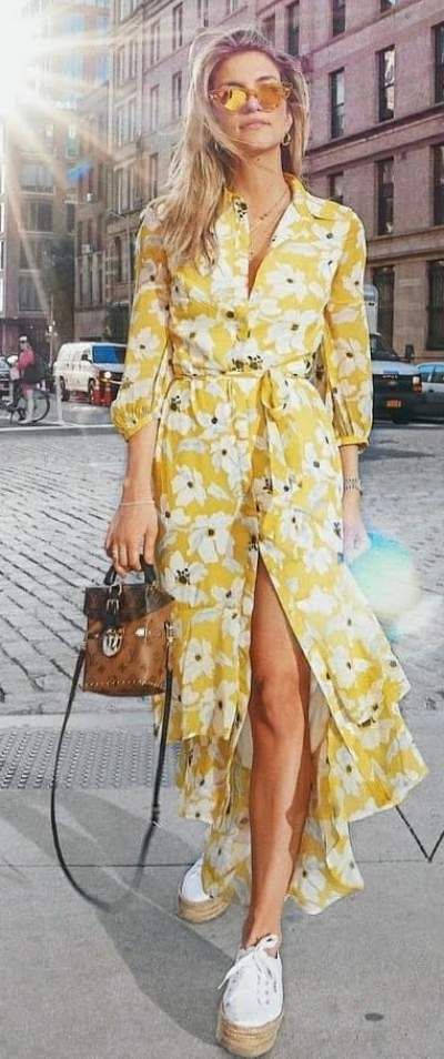 The 100 + Best Women Summer Outfits Ideas Of All Time | Yellow .