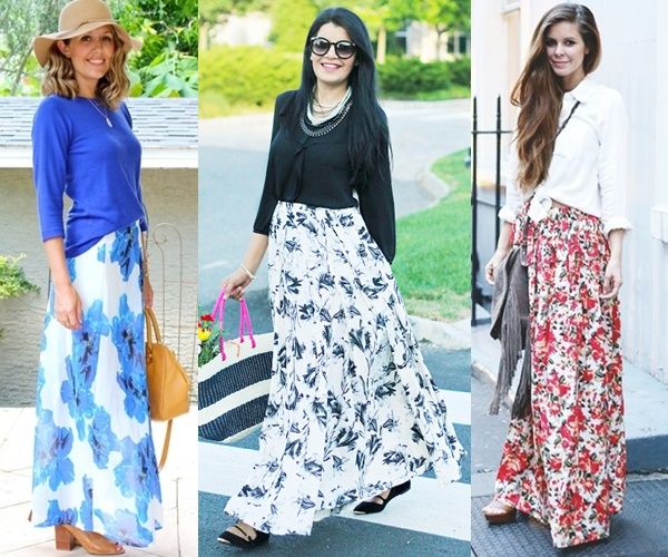 How to Wear and What to Wear with Long Skirts (Q&A) | Maxi skirt .