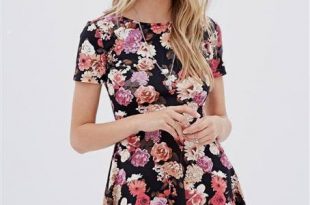 floral skater dress outfit ideas | TopClotheSh
