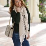 21 Fringe Scarf Outfit Ideas For Women - Styleohol