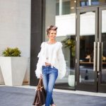 vicidolls, Vici, white sweater, fringe sweater, date night outfit .