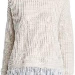 Aqua Fringed Sweater - 100 Exclusive #Fringed#Aqua#Sweater .