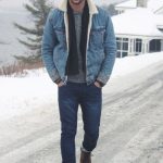 20 Fur Collar Denim Jacket Outfits For Men - Styleohol