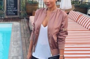 want this rose gold bomber jacket but it's pricey … | Satin bomber .