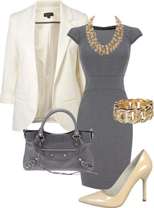Gray Beige Gold Outfit http://artonsun.blogspot.com/2015/05/gray .
