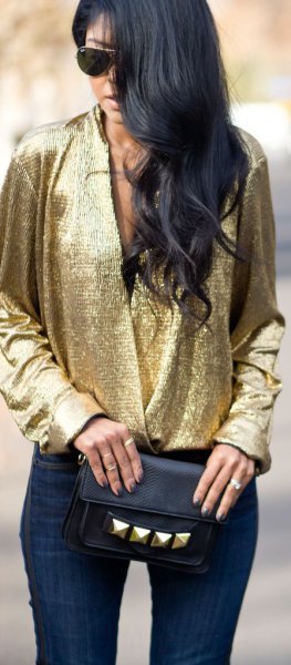 How to Wear Golden Blouse: 13 Best Outfit Ideas for Women - FMag.c