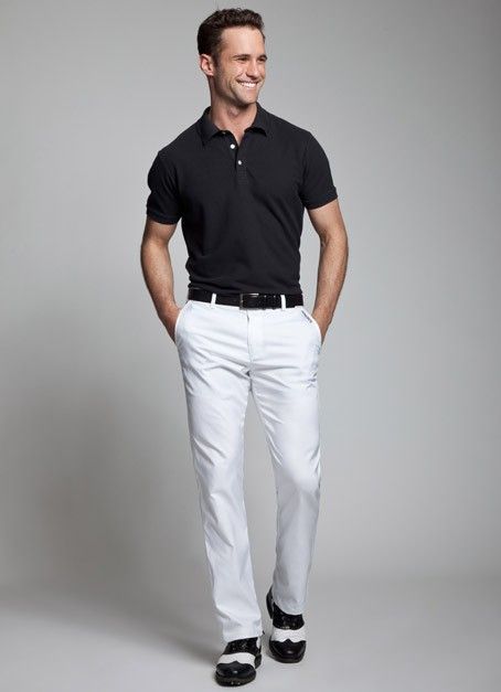 White Golf Pants for Men | Bonobos | Mens golf outfit, Womens golf .