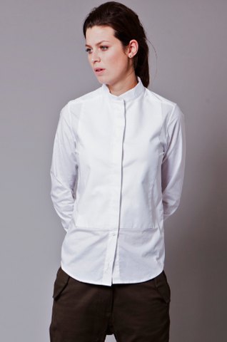 How to Wear Grandad Collar Shirt for Women: Outfit Ideas - FMag.c