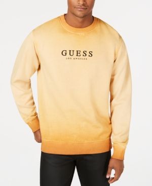 Guess Originals Men's Logo Graphic Sweatshirt - Brown M | Mens .