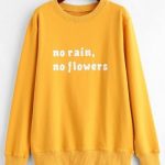 Text Print Pullover Graphic Sweatshirt. Cute Sweatshirts Cool .
