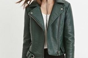 51 Classy And Casual Women Leather Jacket Outfits Ideas | Green .