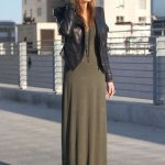 olive green maxi dress Forever 21 dress - black pu leather Ebay .