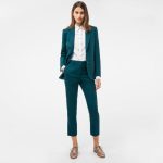 Paul Smith A Suit To Travel In - Women's Dark Green Two-Button .