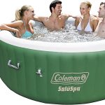 Amazon.com : Coleman SaluSpa Inflatable Hot Tub Spa, Green & White .