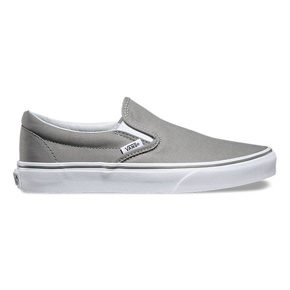 Slip-On | Shop Classic Shoes | Grey slip on vans, Slip on sneakers .