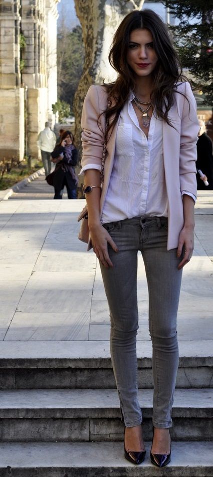 119 Best HOW TO WEAR: fuschia pink blazer images | How to wear .