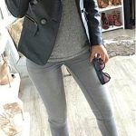 60+ Outfit Ideas To Try This Fall | Grey jeans outfit, Grey pumps .