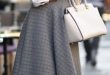 How to Wear Grey Skirt: 15 Low Profile & Beautiful Outfit Ideas .