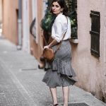 Outfit Ideas: Long Grey Skirt Outfit Ide