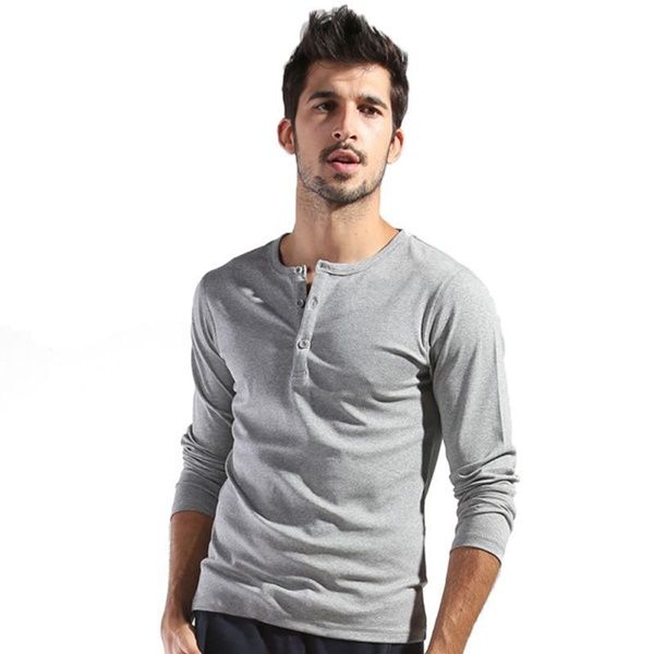 40 Best Henley Shirt Outfit Ideas for Men | Shirt outfit men, Long .