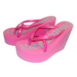Fashionable Eva Woman High Heel Slippers Flip Flops - Buy Hot .
