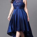 High-Low Plus-Size Wedding Guest Dress with Lace | Plus size .
