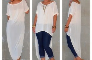love this exaggerated high low tee top. easy diy? could be .