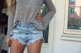 How to Style High Rise Denim Shorts: Best 15 Tall & Lean Outfits .
