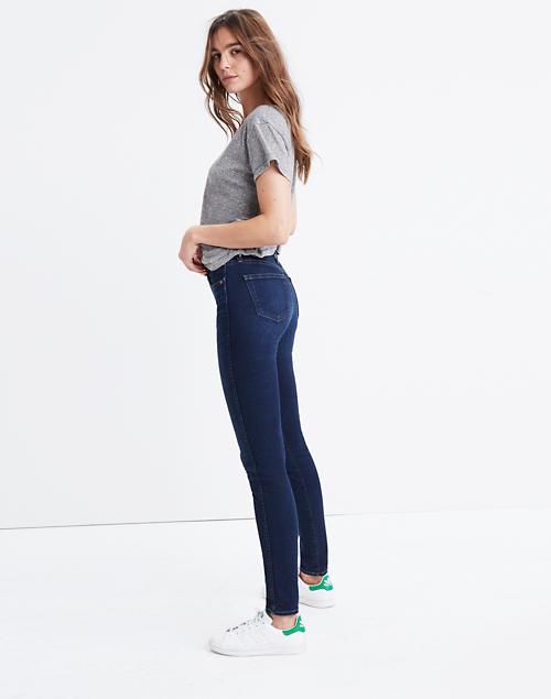 10" High-Rise Skinny Jeans in Hayes Wa