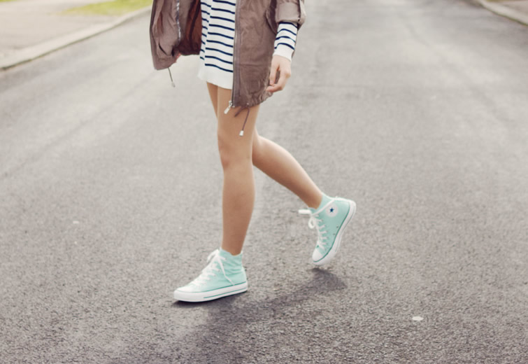 How to Wear High Top Converse for Women: Outfit Ideas - FMag.c
