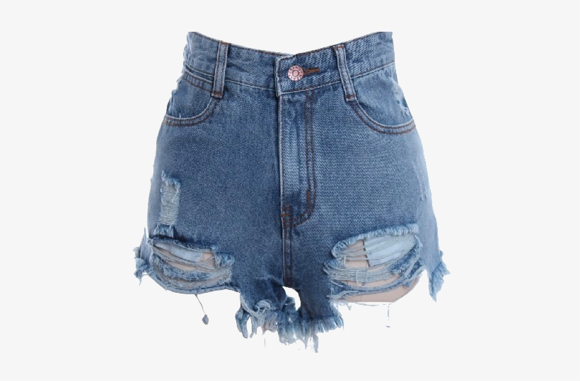 High Waisted Distressed Denim Shorts - Swag Outfit Ideas For .