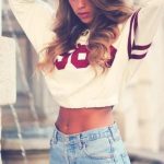 Spring Outfit Ideas from Famous Fashion Bloggers | Crop top .