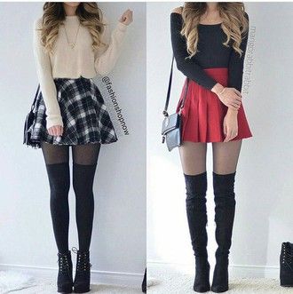 High Waisted Skater Skirt
  Outfit Ideas for Ladies