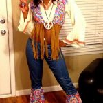 My daughter's hippy girl costume (With images) | Hippie costume .