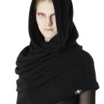 LAENA HOODED SCARF | Vegan knits, Hooded scarf, Fashi